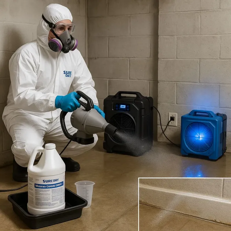 Sanitization and Odor Removal process in Cotuit, MA